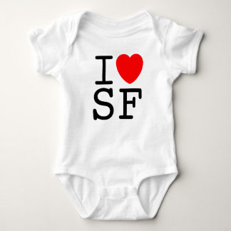 I Love San Francisco Baby Bodysuit