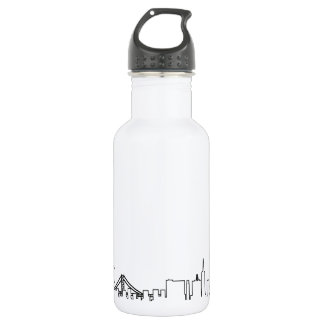 I love San Francisco in an extraordinary ecg style 532 Ml Water Bottle