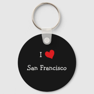 I Love San Francisco Key Ring