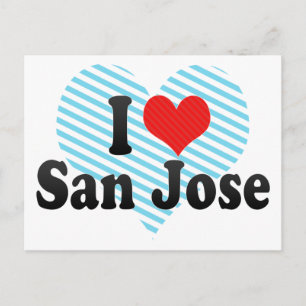 I Love San Jose Postcard
