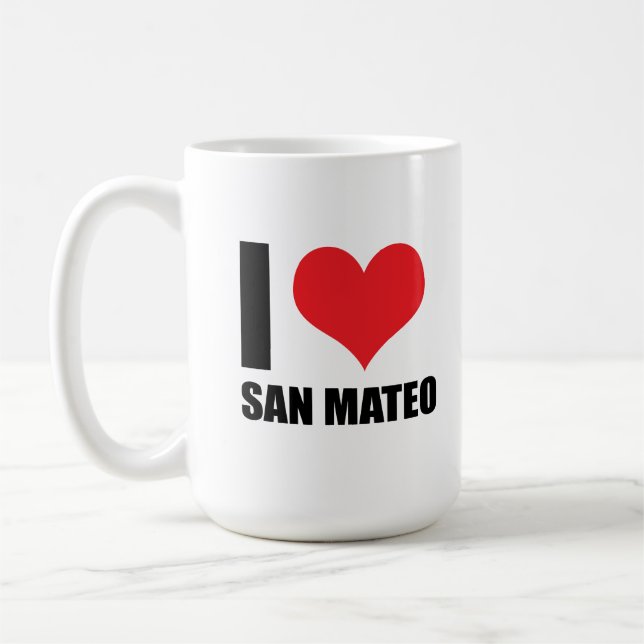 I love San Mateo Coffee Mug (Left)