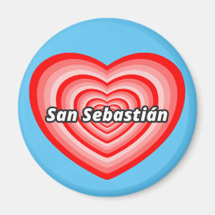 I love San Sebastian Magnet
