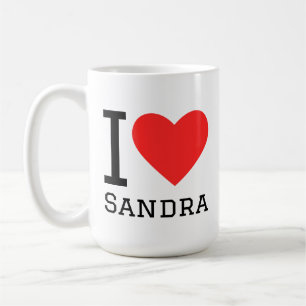 I love sandra coffee mug