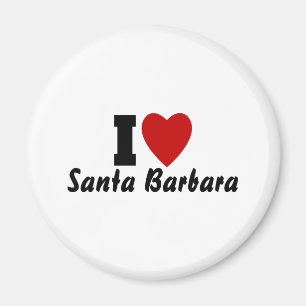 I Love Santa Barbara Magnet