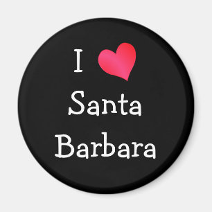 I Love Santa Barbara Magnet