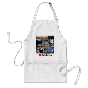 i love santa barbara.png standard apron