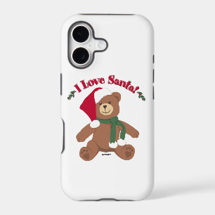 I Love Santa! Christmas Teddy Bear