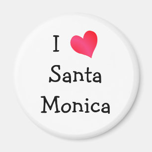 I Love Santa Monica Magnet