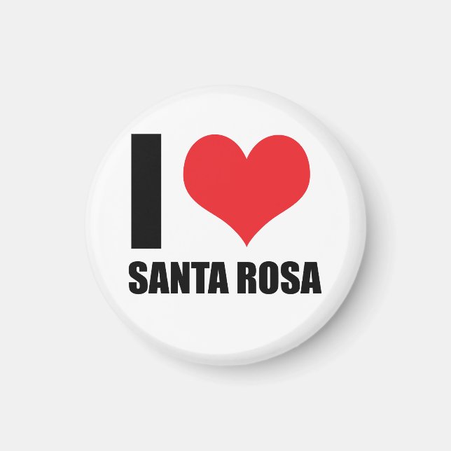 I love Santa Rosa Magnet (Front)