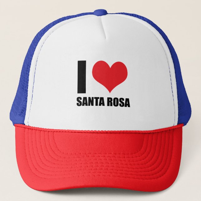I love Santa Rosa Trucker Hat (Front)