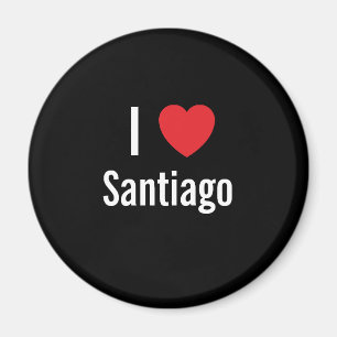 I love Santiago Magnet
