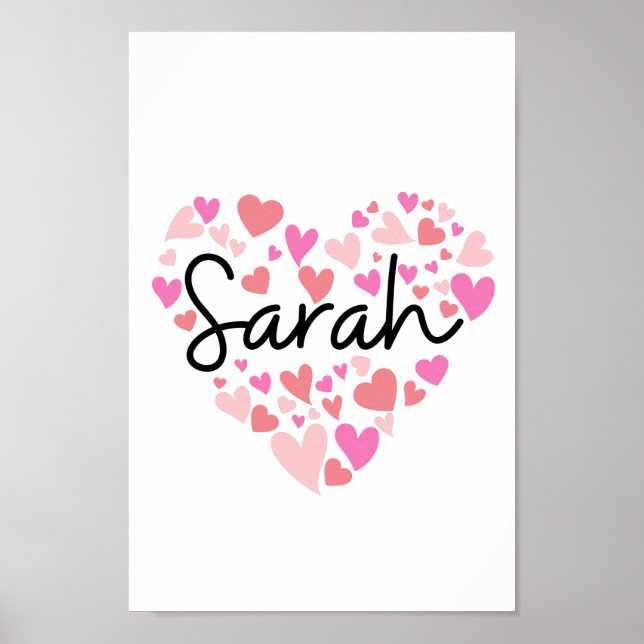 I love Sarah Poster (Front)