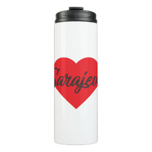 I Love Sarajevo - Bosnia and Herzegovina Thermal Tumbler