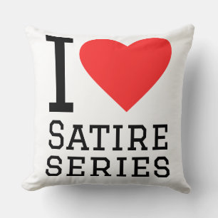 I love satire series cushion
