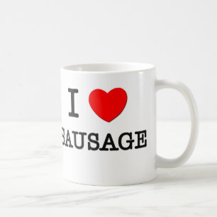 I Love Sausage Coffee Mug