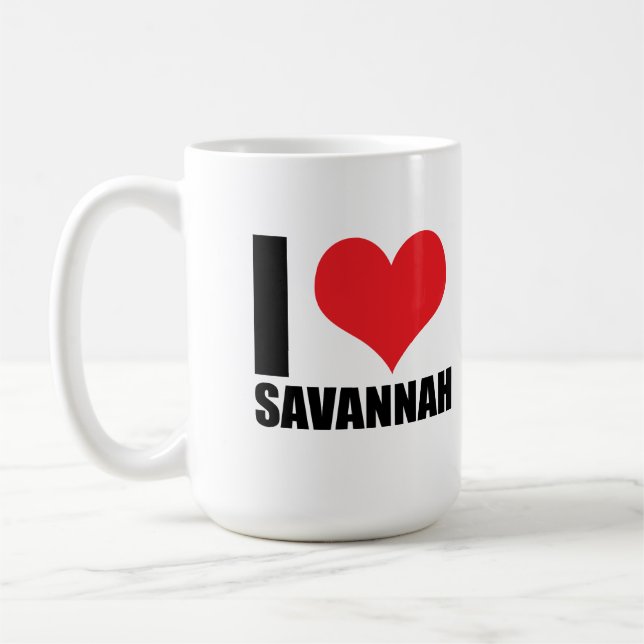 I love Savannah Coffee Mug (Left)