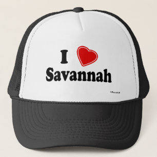 I Love Savannah Trucker Hat