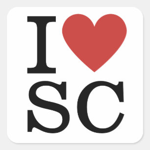 I ❤️ Love SC - Supply Chain STICKER