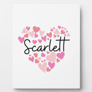 I love Scarlett Plaque