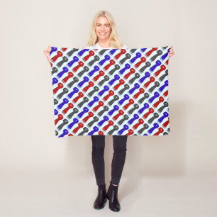 I Love Scarves! Fleece Blanket
