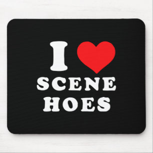 I Love Scene Hoes Matching Christmas Outfits Mouse Pad