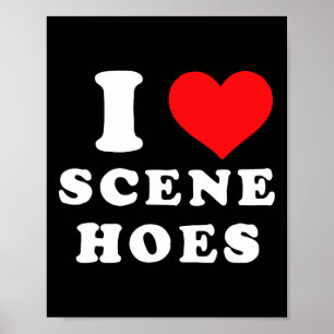 I Love Scene Hoes Matching Christmas Outfits  Poster