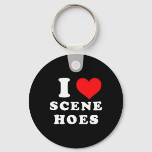 I Love Scene Hoes Merry Christmas Key Ring