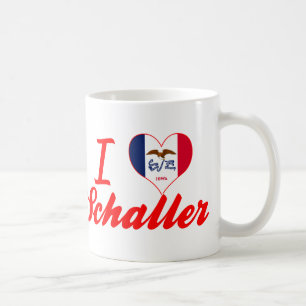 I Love Schaller, Iowa Coffee Mug