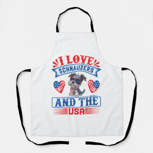 I love Schnauzers and the USA Apron