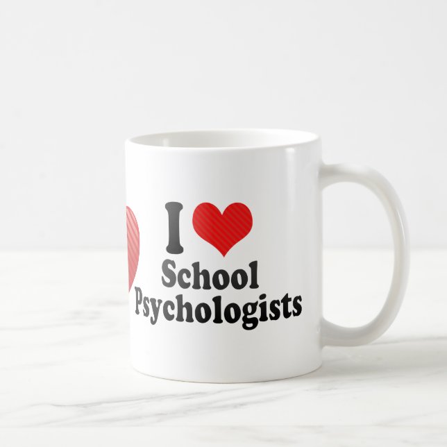 I Love School Psychologists Coffee Mug (Right)
