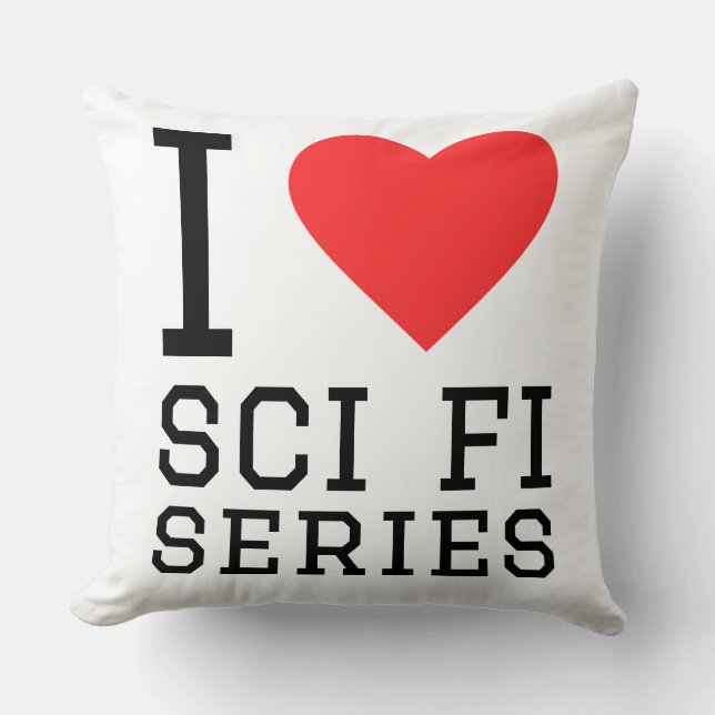 I love sci fi series cushion (Front)