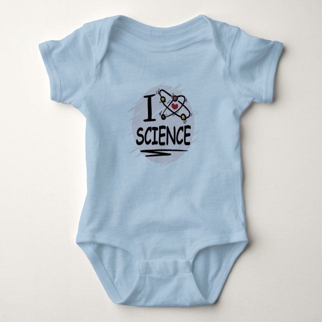 I love Science Baby Bodysuit (Front)