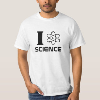 I Love Science (black text) T-Shirt