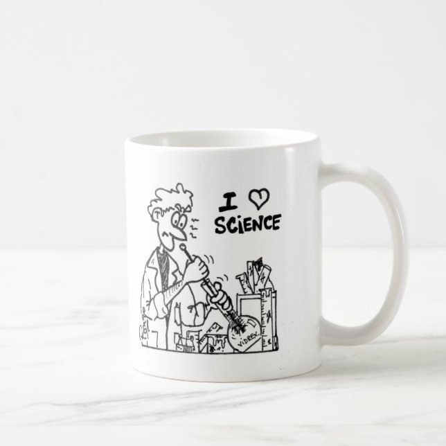 I love science coffee mug (Right)