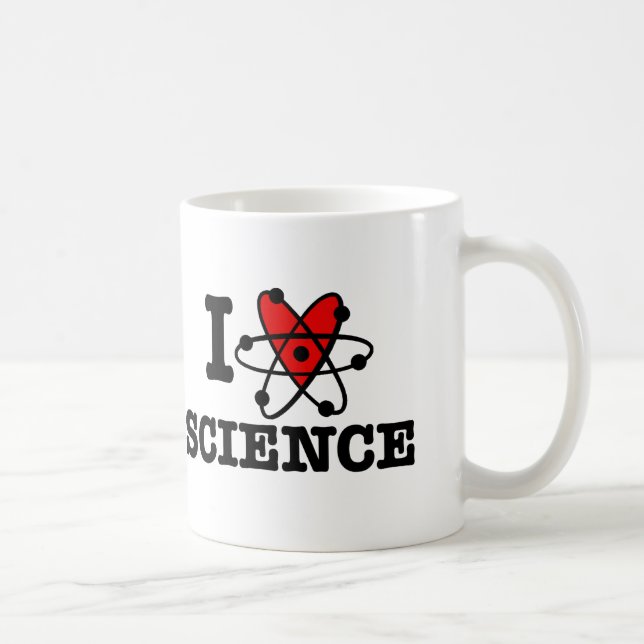 I Love Science Coffee Mug (Right)