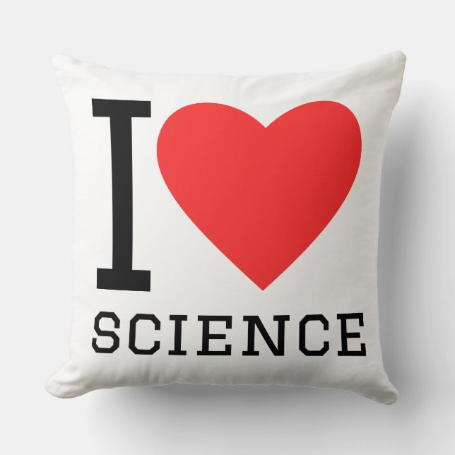 I love science cushion (Front)