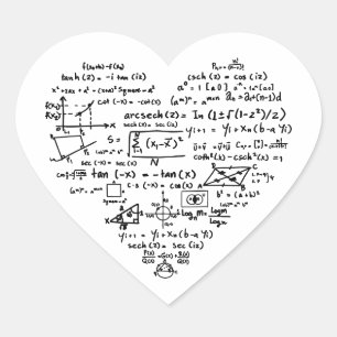 I Love Science   Cute Science Lover Heart Sticker