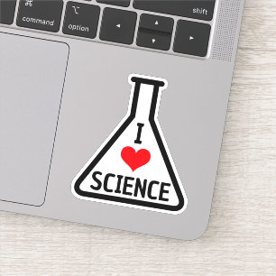 I love science Erlenmeyer flask