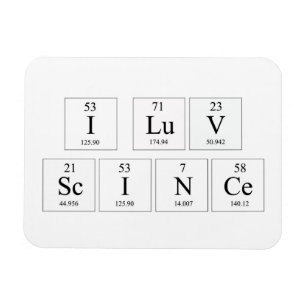 I love science magnet