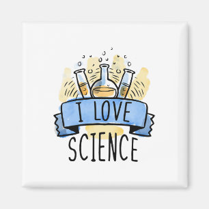 I Love Science  Magnet