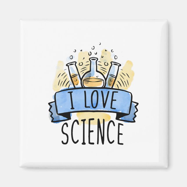 I Love Science  Magnet (Front)