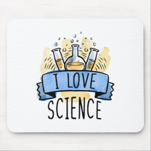 I Love Science  Mouse Pad