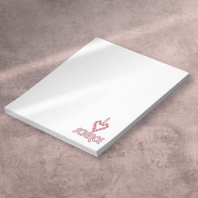 I Love Science Notepad (I Love Science Modern Fun Notepad)
