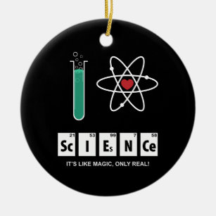 I Love Science - Ornament