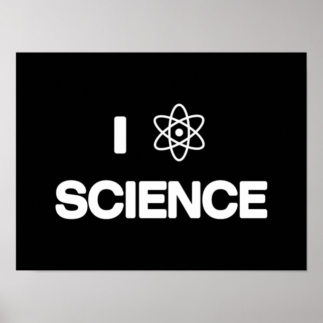 I Love Science Poster (Front)