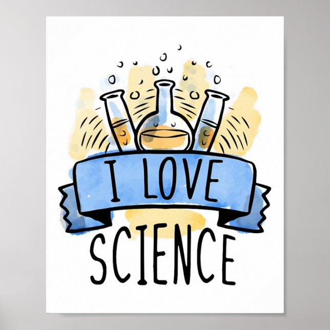 I Love Science  Poster (Front)