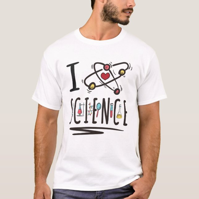 I love Science T-Shirt (Front)