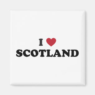 I Love Scotland Magnet