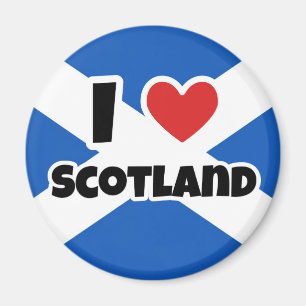I love Scotland Magnet