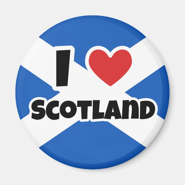 I love Scotland Magnet (Front)